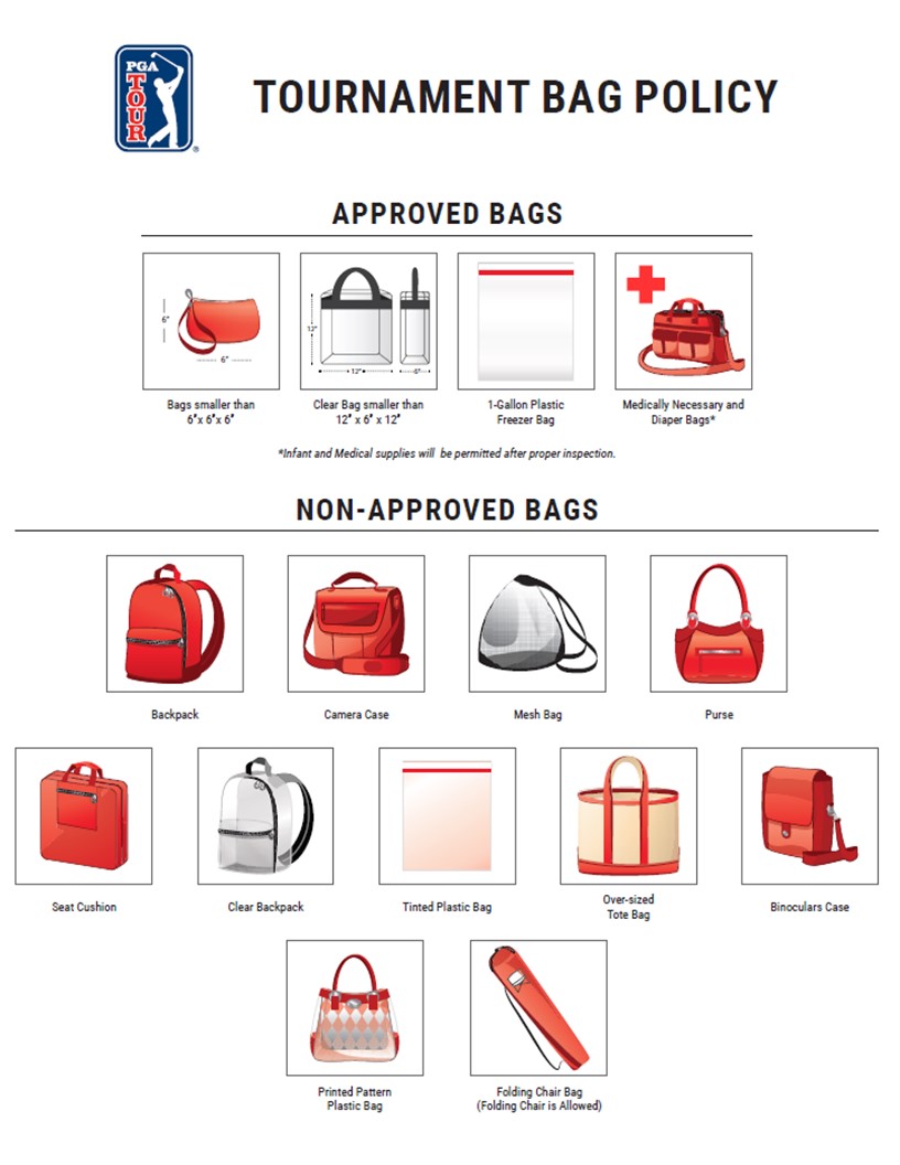 Pga tour bag policy 10 29 21